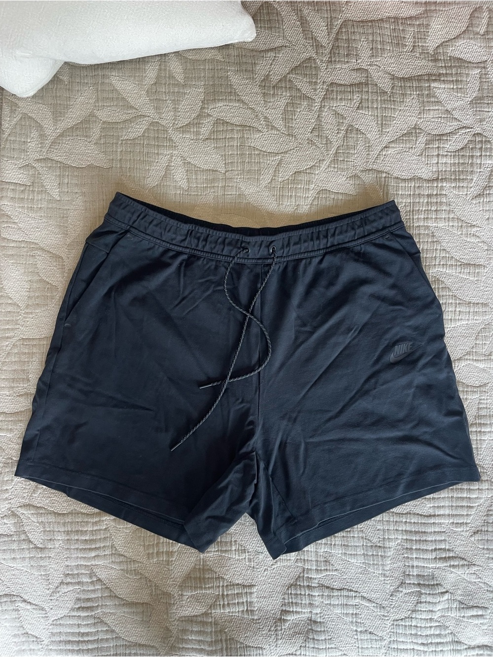 Nike Women’s Black Athletic Shorts with Drawcord
